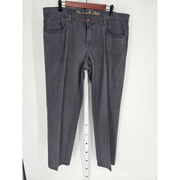 Cookie Johnson Women Gray Mid Rise Boyfriend Slim Leg Button Closer Jean Size 36 - Picture 1 of 5